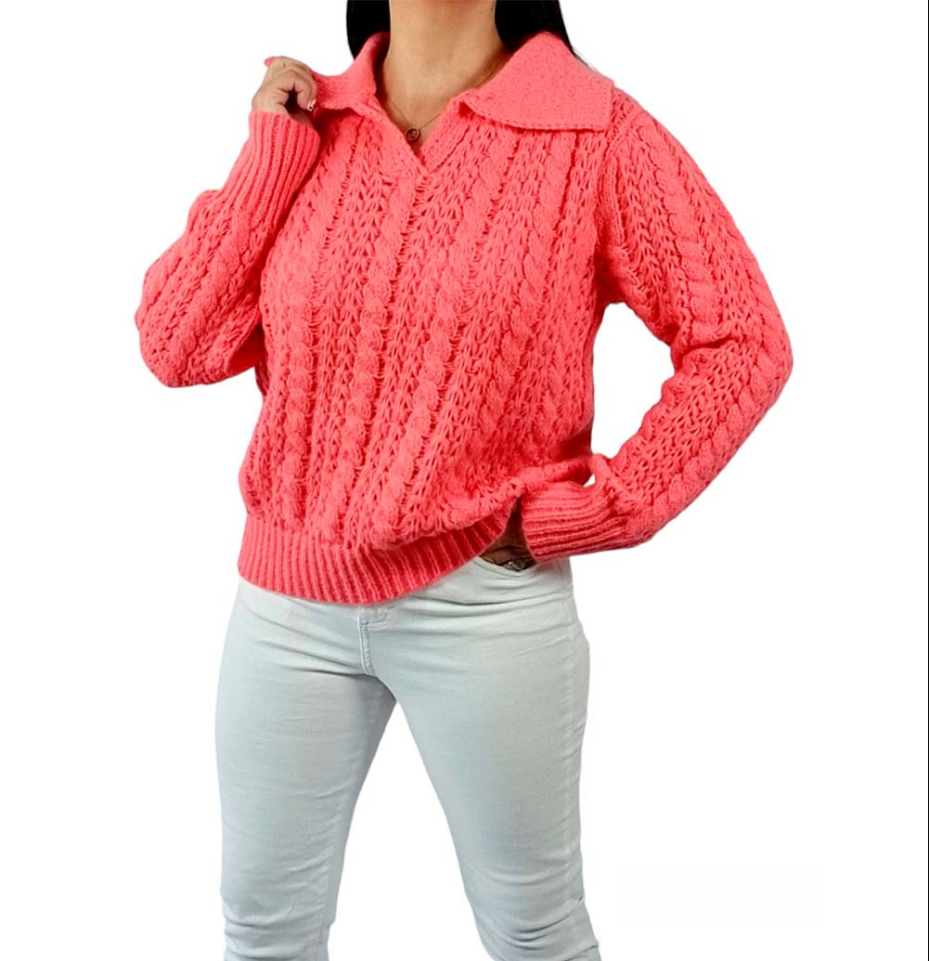 Sweater trenzado